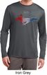 Ford Mustang Red White and Blue Dry Wicking Long Sleeve