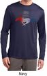 Ford Mustang Red White and Blue Dry Wicking Long Sleeve