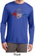 Ford Mustang Red White and Blue Dry Wicking Long Sleeve