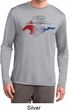 Ford Mustang Red White and Blue Dry Wicking Long Sleeve