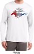 Ford Mustang Red White and Blue Dry Wicking Long Sleeve