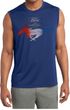 Ford Mustang Red White and Blue Dry Wicking Sleeveless Shirt