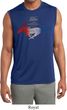 Ford Mustang Red White and Blue Dry Wicking Sleeveless Shirt