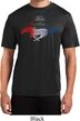 Ford Mustang Red White and Blue Dry Wicking T-shirt