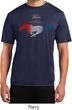 Ford Mustang Red White and Blue Dry Wicking T-shirt