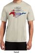 Ford Mustang Red White and Blue Dry Wicking T-shirt