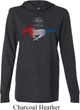 Ford Mustang Red White and Blue Lightweight Hoodie