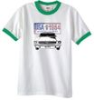 Ford Mustang Ringer T-Shirt USA 1964 Country White/Kelly Green Shirt