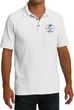 Ford Mustang Shelby Blue & Red Cobra Polo Shirt - White