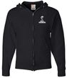 Ford Mustang Shelby Cobra Full Zip Hoodie (Chest Print)