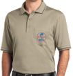 Ford Mustang Red & Blue Shelby Polo Shirt - Tan/Black