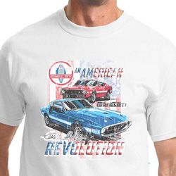 Ford Shelby Mustang Shirt American Revolution Tee T-shirt