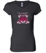 Ford Mustang Shirt Girls Run Wild Ladies Longer Length Tee T-Shirt