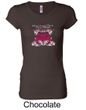 Ford Mustang Shirt Girls Run Wild Ladies Longer Length Tee T-Shirt