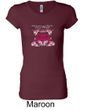 Ford Mustang Shirt Girls Run Wild Ladies Longer Length Tee T-Shirt