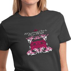 Ford Mustang Shirt Girls Run Wild Ladies Tee T-Shirt