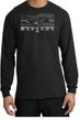 Ford Mustang Shirt Legend Honeycomb Grille Long Sleeve Tee Black