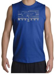 Ford Mustang Shirt Legend Honeycomb Grille Royal Muscle Shirt