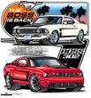Ford Mustang Shirt - The Boss is Back Mens White T-shirt
