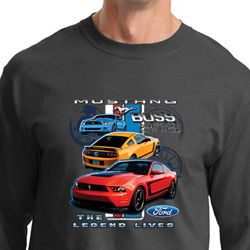 Ford Mustang Shirt The Legend Lives Long Sleeve Shirt