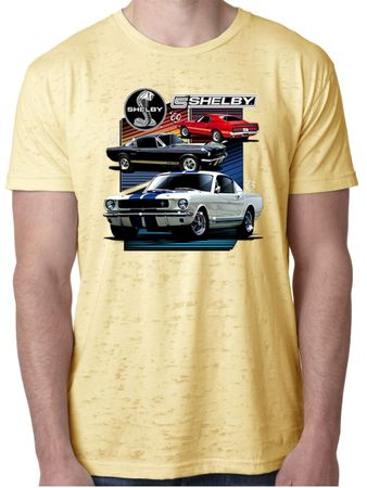 Ford Mustang Shirt Various Shelby Mens Burnout Tee T-Shirt