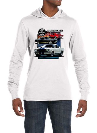 Ford Mustang Shirt Various Shelby Mens Lightweight Hoodie Tee T-Shirt