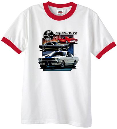 Ford Mustang Shirt Various Shelby Mens Ringer Tee T-Shirt