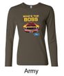 Ford Mustang Shirt Who's The Boss 302 Ladies Long Sleeve Tee T-Shirt
