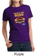Ford Mustang Shirt Who's The Boss 302 Ladies Tee T-Shirt