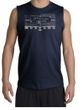 Ford Mustang Shooter - Legend Honeycomb Grille Adult Navy Muscle Shirt