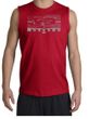 Ford Mustang Shooter - Legend Honeycomb Grille Adult Red Muscle Shirt