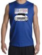 Ford Mustang Shooter Shirt - USA 1964 Country Adult Royal Muscle Shirt