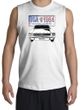 Ford Mustang Shooter Shirt - USA 1964 Country Adult White Muscle Shirt