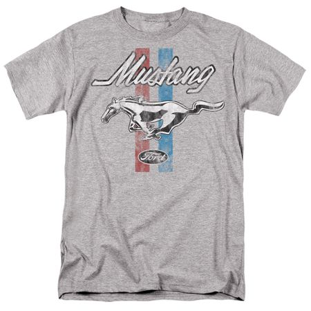 Men's Ford Mustang Stripes T-shirt - Athletic Heather Grey