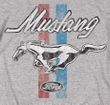 Men's Ford Mustang Stripes T-shirt - Athletic Heather Grey