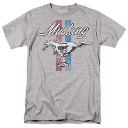 Men's Ford Mustang Stripes T-shirt - Athletic Heather Grey