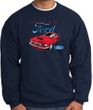 Ford Mustang Sweatshirt - Chairman Of The Ford Adult Navy Sweat Shirt
