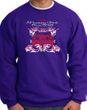 Ford Mustang Sweatshirt - Girls Run Wild Adult Purple Sweat Shirt