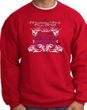 Ford Mustang Sweatshirt - Girls Run Wild Adult Red Sweat Shirt