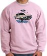 Ford Mustang Sweatshirt - Horsepower Adult Pink Sweat Shirt