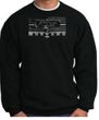 Ford Mustang Sweatshirt Legend Honeycomb Grille Black Sweat Shirt