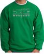 Ford Mustang Sweatshirt Legend Honeycomb Grille Kelly Green Sweatshirt