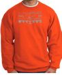 Ford Mustang Sweatshirt Legend Honeycomb Grille Orange Sweat Shirt