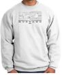 Ford Mustang Sweatshirt Legend Honeycomb Grille White Sweat Shirt