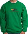 Ford Mustang Sweatshirt - Make It My Grill Kelly Green Sweat Shirt
