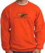 Ford Mustang Sweatshirt - Make It My Mustang Grill Orange Sweat Shirt