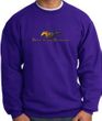 Ford Mustang Sweatshirt - Make It My Mustang Grill Purple Sweat Shirt