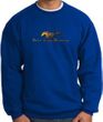 Ford Mustang Sweatshirt - Make It My Mustang Grill Royal Sweat Shirt