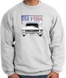 Ford Mustang Sweatshirt - USA 1964 Country Adult Ash Sweat Shirt