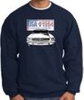 Ford Mustang Sweatshirt - USA 1964 Country Adult Navy Sweat Shirt